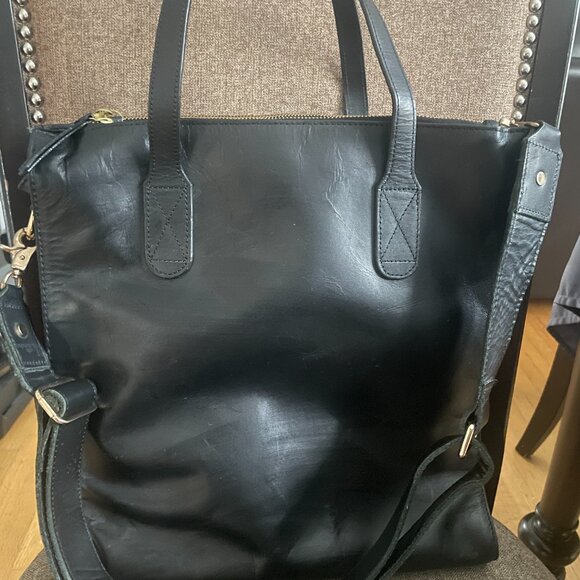 Erin Condren black leather bag - Picture 2 of 8